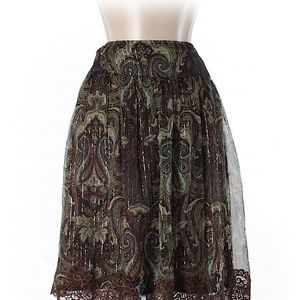 Maggie London petite flowy silk skirt